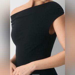 Aritzia Black Off-Shoulder Top
